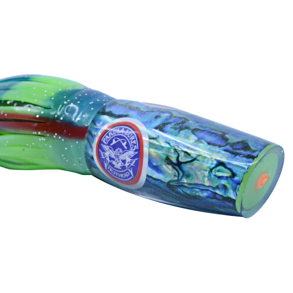 Pakula Paua Hothead Changa 25 Game Lure 228mm Lumo Green UV 4 Pakula Paua Hothead Changa 25 Game Lure 228mm Lumo Green UV - Image 2