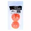 White Label Plastilite Round Bobber Float Red/Yellow 2 1/2in Qty 2 -Kilwell Rods Sales 144842 1