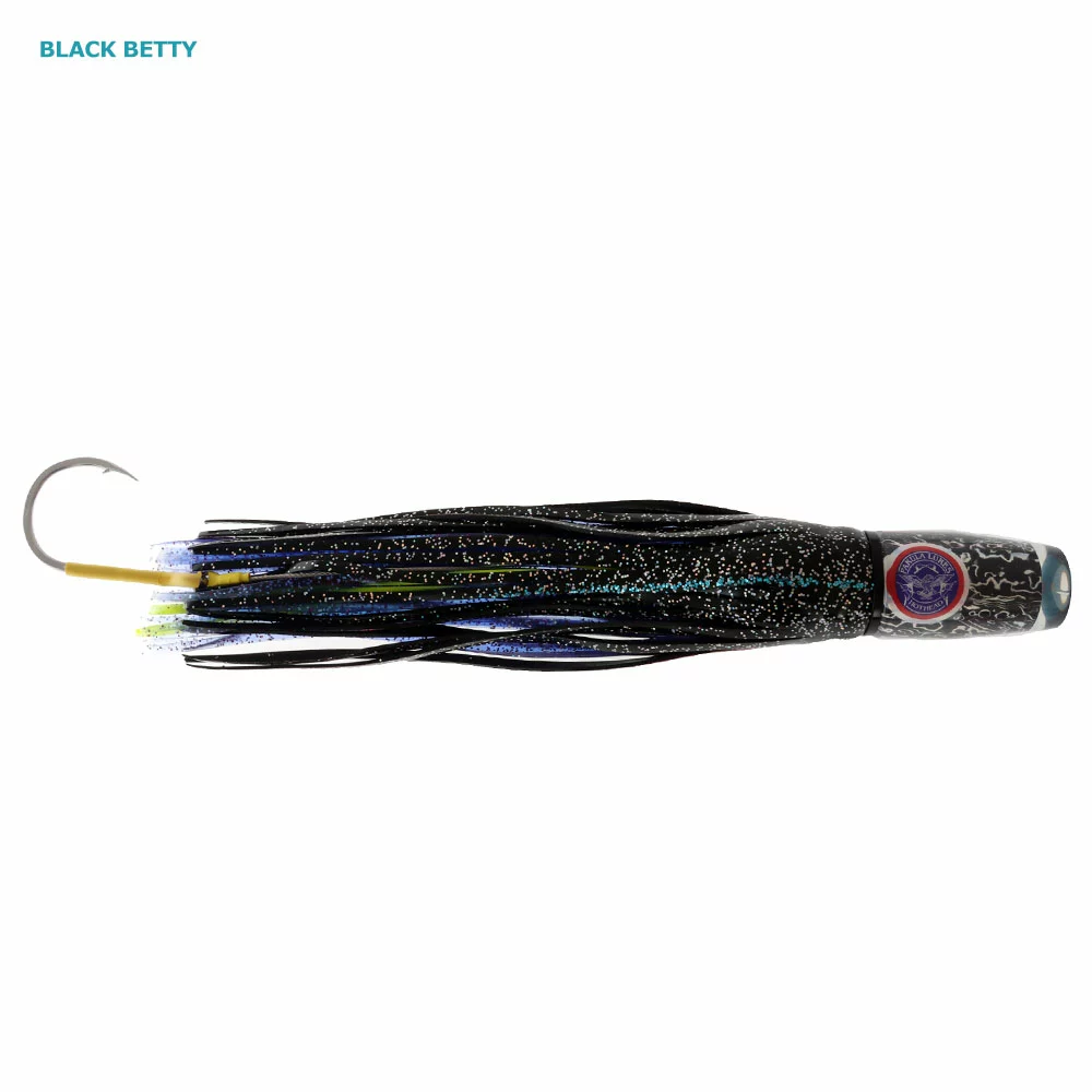 Pakula Paua Hothead Smoking Jo Game Lure 441mm - Rigged Black Betty 3 Pakula Paua Hothead Smoking Jo Game Lure 441mm - Rigged Black Betty