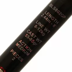 Kilwell Black Shadow BS802 General Purpose Spinning Rod 8ft 8-12kg 2pc -Kilwell Rods Sales 2780 5