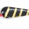 Kilwell NZ Glimmy Single Hook Spinner Lure 7g Zebra Qty 2
