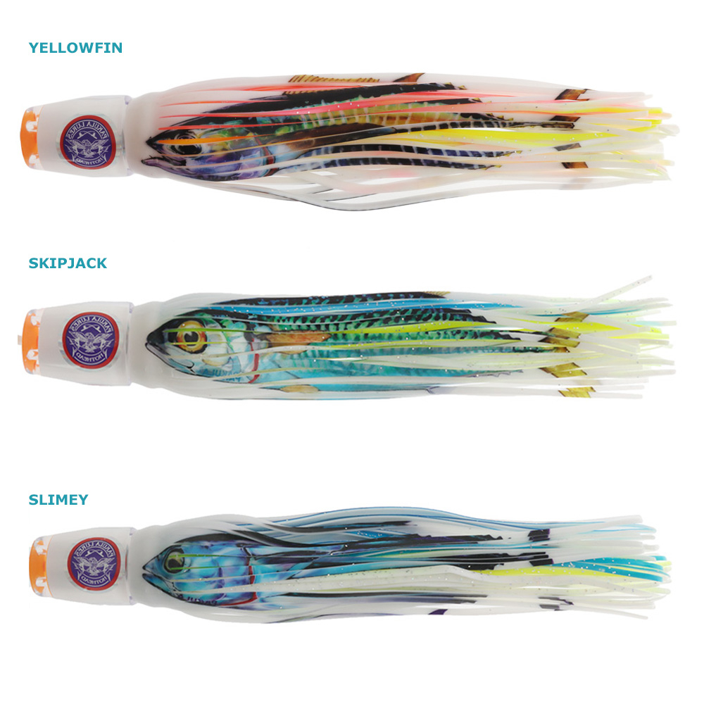 Pakula Paua Pearl Jet Large Sprocket Game Lure - Unrigged 376mm 3 Pakula Paua Pearl Jet Large Sprocket Game Lure - Unrigged 376mm