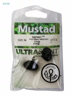 Mustad Fastach Football Jig Head Weights -Kilwell Rods Sales groupedweightfastachfootball 2