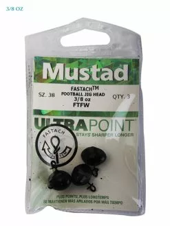 Mustad Fastach Football Jig Head Weights -Kilwell Rods Sales groupedweightfastachfootball 3