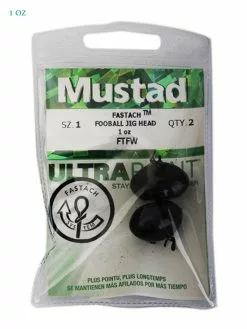Mustad Fastach Football Jig Head Weights -Kilwell Rods Sales groupedweightfastachfootball 4