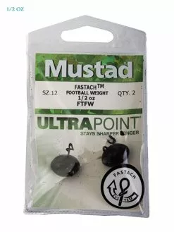 Mustad Fastach Football Jig Head Weights -Kilwell Rods Sales groupedweightfastachfootball 5