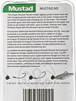 Mustad Fastach Jig Head Weights